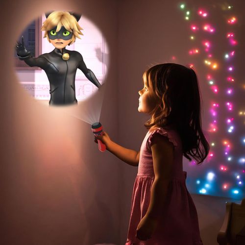 Projecteur à Histoires Et Lampe Torche Miraculous