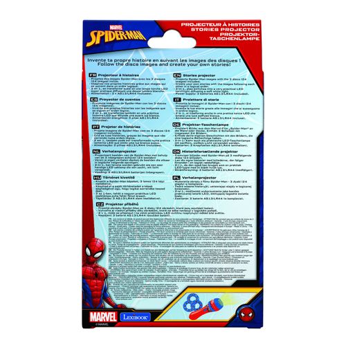 Projecteur à Histoires Et Lampe Torche Spiderman