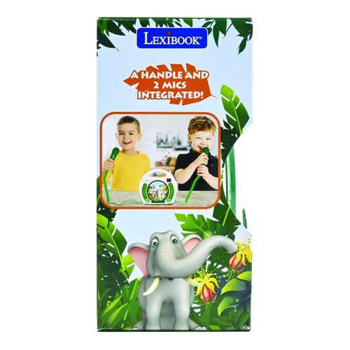 Lecteur Cd Portable Avec 2 Microphones Animaux