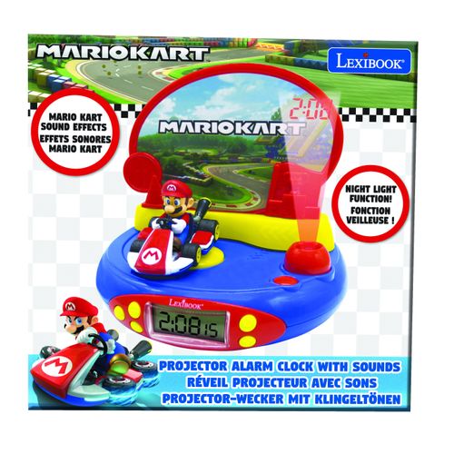 Réveil Projecteur Nintendo Mario Kart En 3d