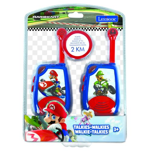 Talkie-walkies Mario Kart Portée 2km Fonction Morse