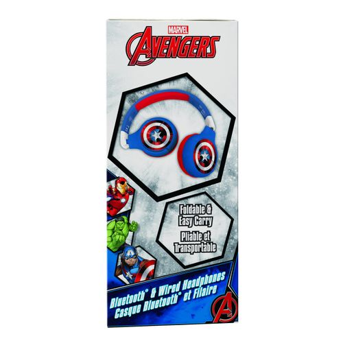 Casque 2 En 1 Avengers Bluetooth Et Filaire Avec Limitation De Son