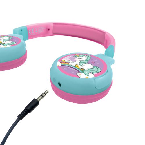 Casque 2 En 1 Licorne Bluetooth Et Filaire Avec Limitation De Son