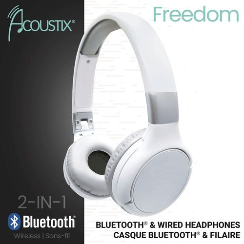 Casque 2 En 1 Acoustix Bluetooth Et Filaire