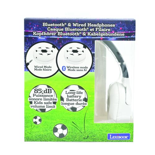 Casque 2 En 1 Football Bluetooth Et Filaire Avec Limitation De Son