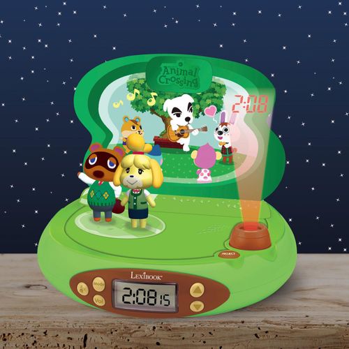 Réveil Projecteur Animal Crossing En 3d