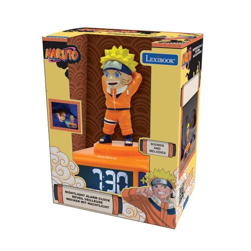 Réveil Avec Veilleuse Naruto En 3d