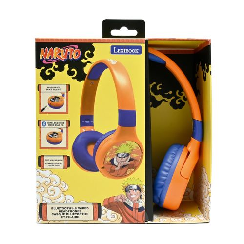 Casque 2 En 1 Naruto Bluetooth Et Filaire Avec Limitation De Son