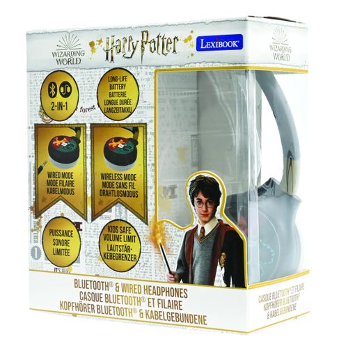 Casque 2 En 1 Harry Potter Bluetooth Et Filaire Avec Limitation De Son
