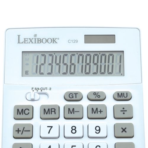 Calculatrice De Bureau 12 Chiffres Avec Double Alimentation - C129