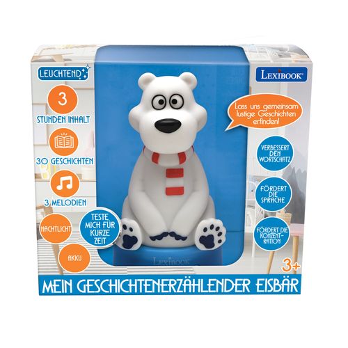 Compteur D’histoires Ourson En 3d Avec Veilleuse (espagnol)