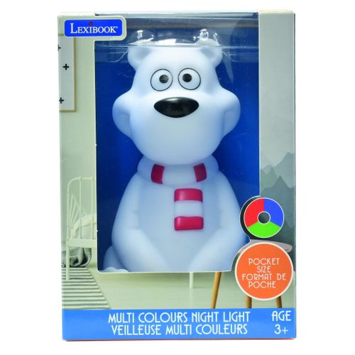 Veilleuse Ours Polaire En 3d Avec Variation De Couleurs