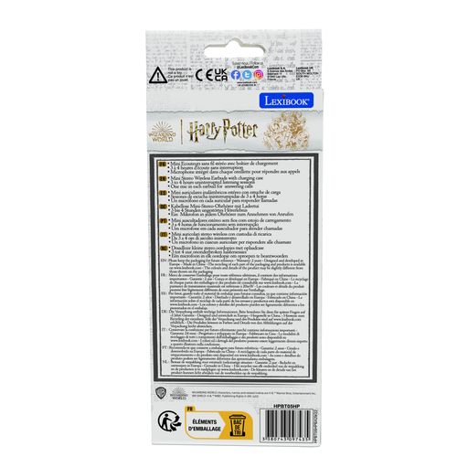 Écouteurs Sans Fil Bluetooth Harry Potter Avec Étui De Chargement Et De Rangement