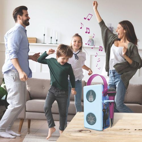 Puissante Enceinte Bluetooth  Lumineuse La Reine Des Neiges Avec Micro