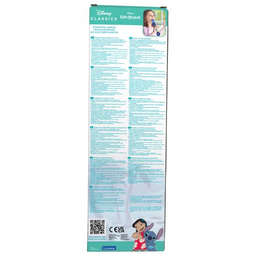 Microphone Stitch Avec Tube Lumineux Et Enceinte