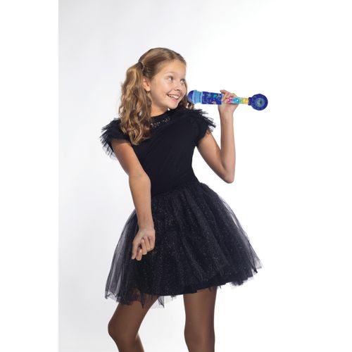 Microphone Stitch Avec Tube Lumineux Et Enceinte