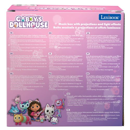Veilleuse Avec Projections Et Effets Sonores Gabby Et La Maison Magique
