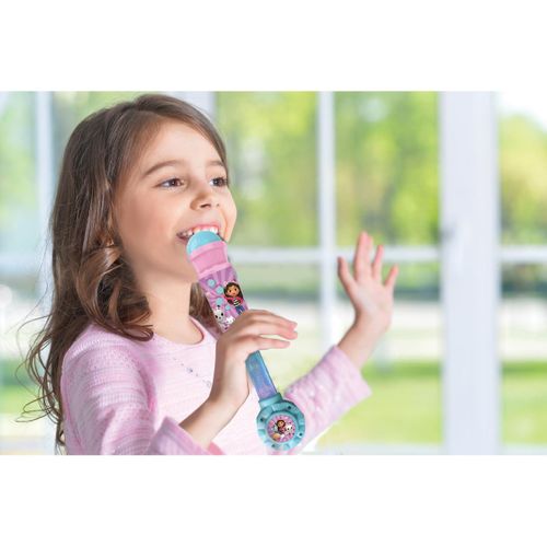 Microphone Gabby Et La Maison Magique Avec Tube Lumineux Et Enceinte