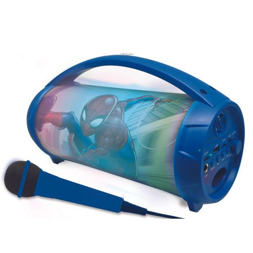 Enceinte Bluetooth Sans-fil Lumineuse Avec Micro Spider-man