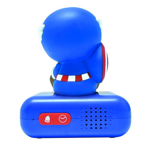 Réveil Avec Veilleuse Captain America En 3d