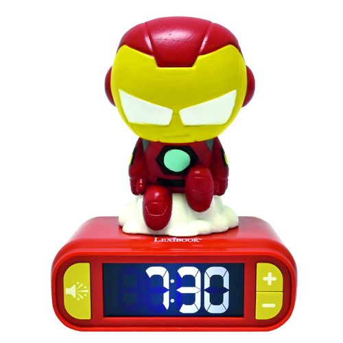 Réveil Avec Veilleuse Iron Man En 3d