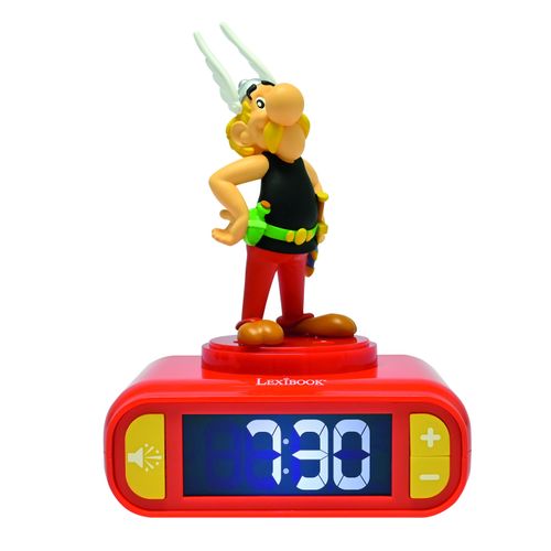 Réveil Avec Veilleuse Astérix En 3d