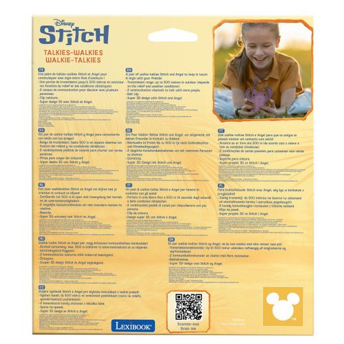 Talkies-walkies Stitch et Angel 3d