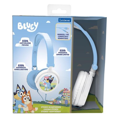Casque Stéréo Filaire Pliable Avec Limitation De Volume D'écoute Bluey