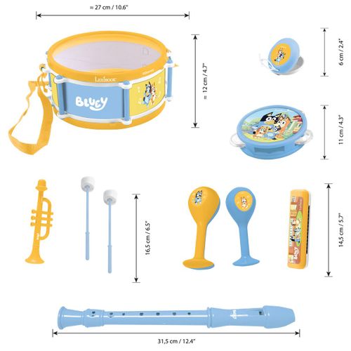 Set Musical 7pcs Bluey