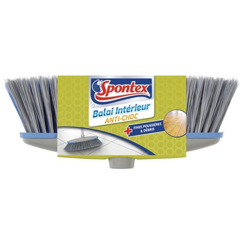 Tête De Balai Intérieur Anti-choc "spontex" Gris