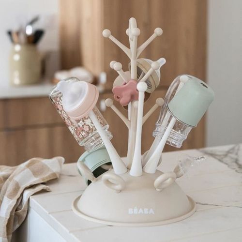 Egoutte-biberons Arbre - Jusqu'a 6 Biberons - Argile