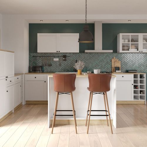 Lot De 2 Chaises De Bar Marron L51 Cm