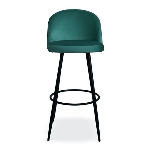 Lot De 2 Chaises De Bar En Velours L52 Cm