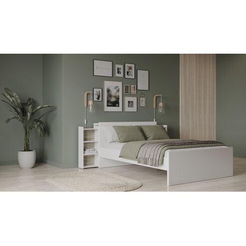 Pont De Lit 6 Niches " Clyde"  - Blanc