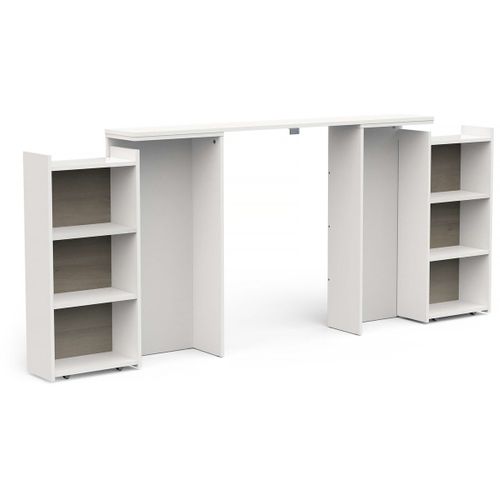 Pont De Lit 6 Niches " Clyde"  - Blanc