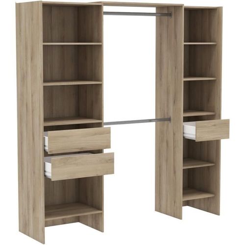 Kit Dressing Extensible - Miami - Chêne Kronberg - 191,8 X 50 X 204,5 Cm -