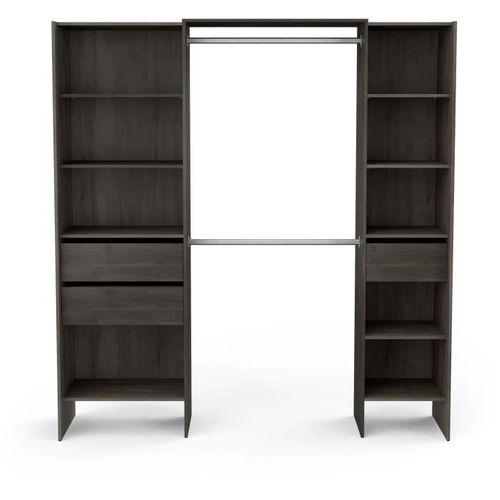 Kit Dressing Extensible - Miami - Chêne Waterford - 191,8 X 50 X 204,5 Cm -