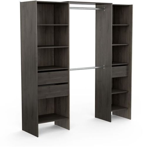 Kit Dressing Extensible - Miami - Chêne Waterford - 191,8 X 50 X 204,5 Cm -