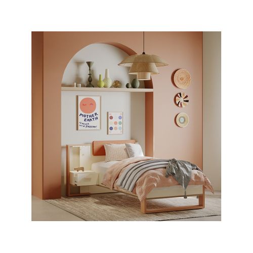 Lit Enfant "camillia" - 90 X 200 Cm - Terracotta