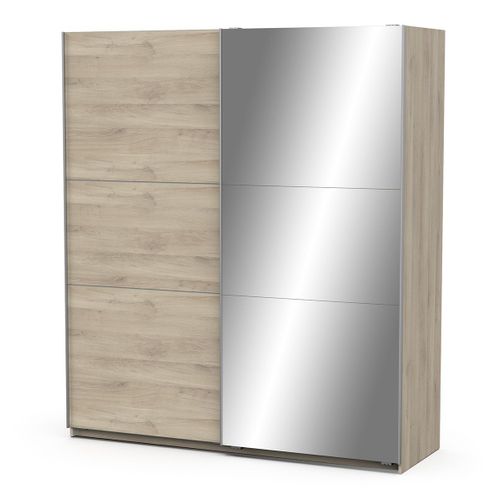 Armoire 2 Portes Coulissantes Et Miroir - L178,1 Cm