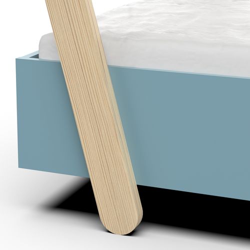 Lit Enfant Cabane - Demeyere - Modèle Lodge - Bleu - 90 X 200 Cm