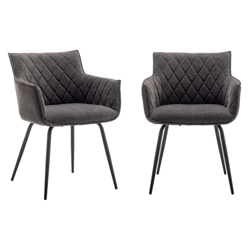 Lot De 2 Chaises De Séjour L58 Cm