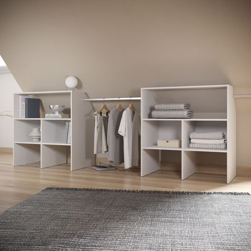 Meuble sous pente SOLENE blanc