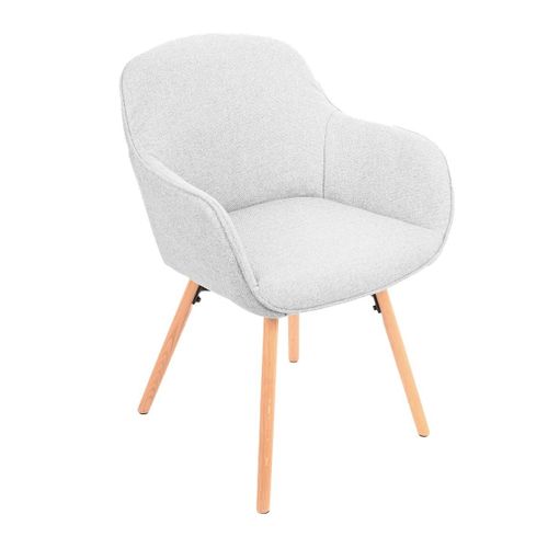 Lot De 2 Chaises De Séjour Grises L56 Cm