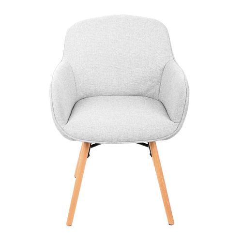 Lot De 2 Chaises De Séjour Grises L56 Cm