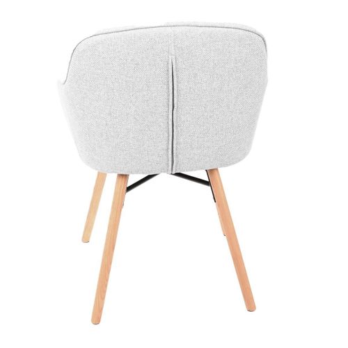 Lot De 2 Chaises De Séjour Grises L56 Cm