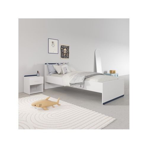 Table De Chevet "reverso" - Blanc Mat