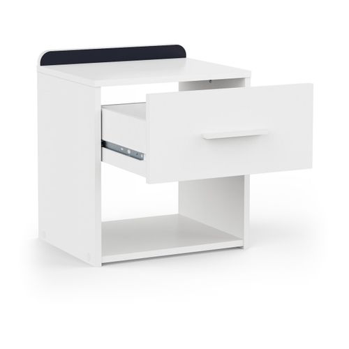 Table De Chevet "reverso" - Blanc Mat