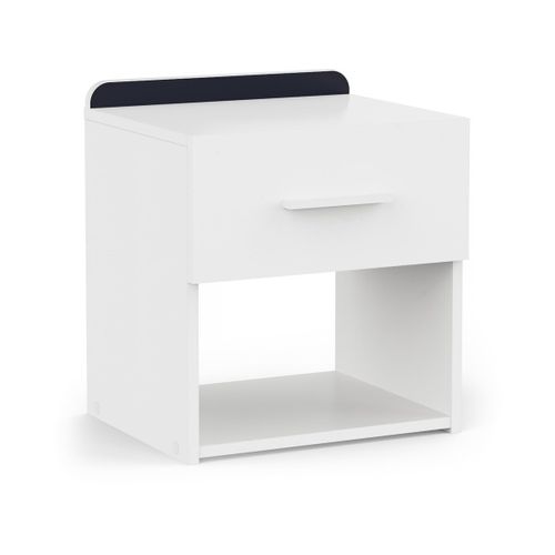 Table De Chevet "reverso" - Blanc Mat