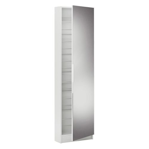 Armoire À Chaussures 50x20x180,5 Cm Blanc